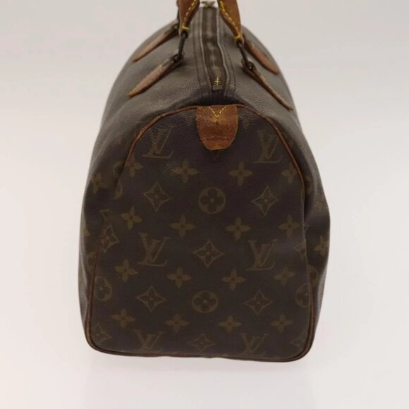 LOUIS VUITTON Monogram Speedy 30 Hand Bag M41526 LV Auth 140774 - Picture 5 of 15